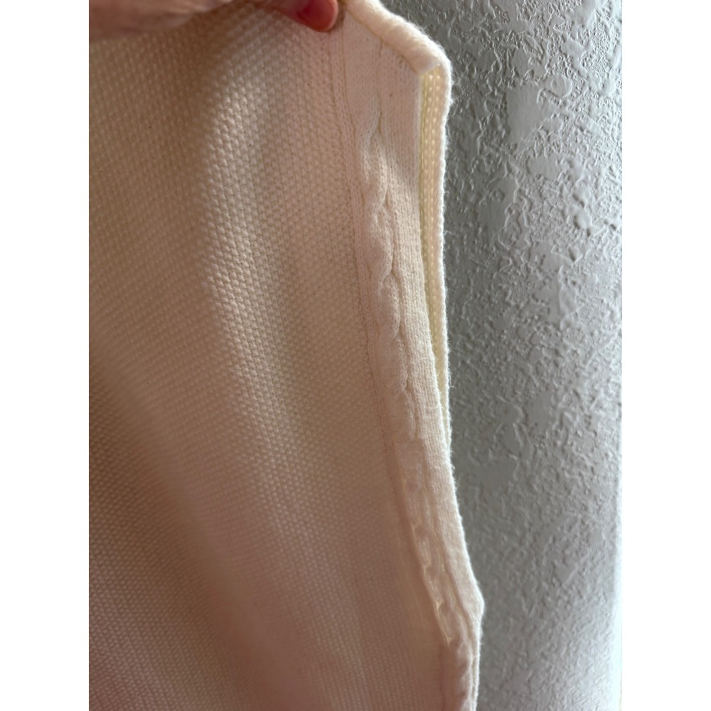 Talbots Ivory Cable Knit V-Neck Poncho Sweater
L NWT Transitional Oversize - Picture 9 of 11